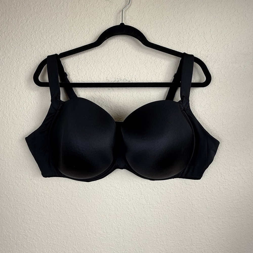 Soma Stunning Support Smooth Full Coverage Underwire Bra Womens Sz 40DDD Black